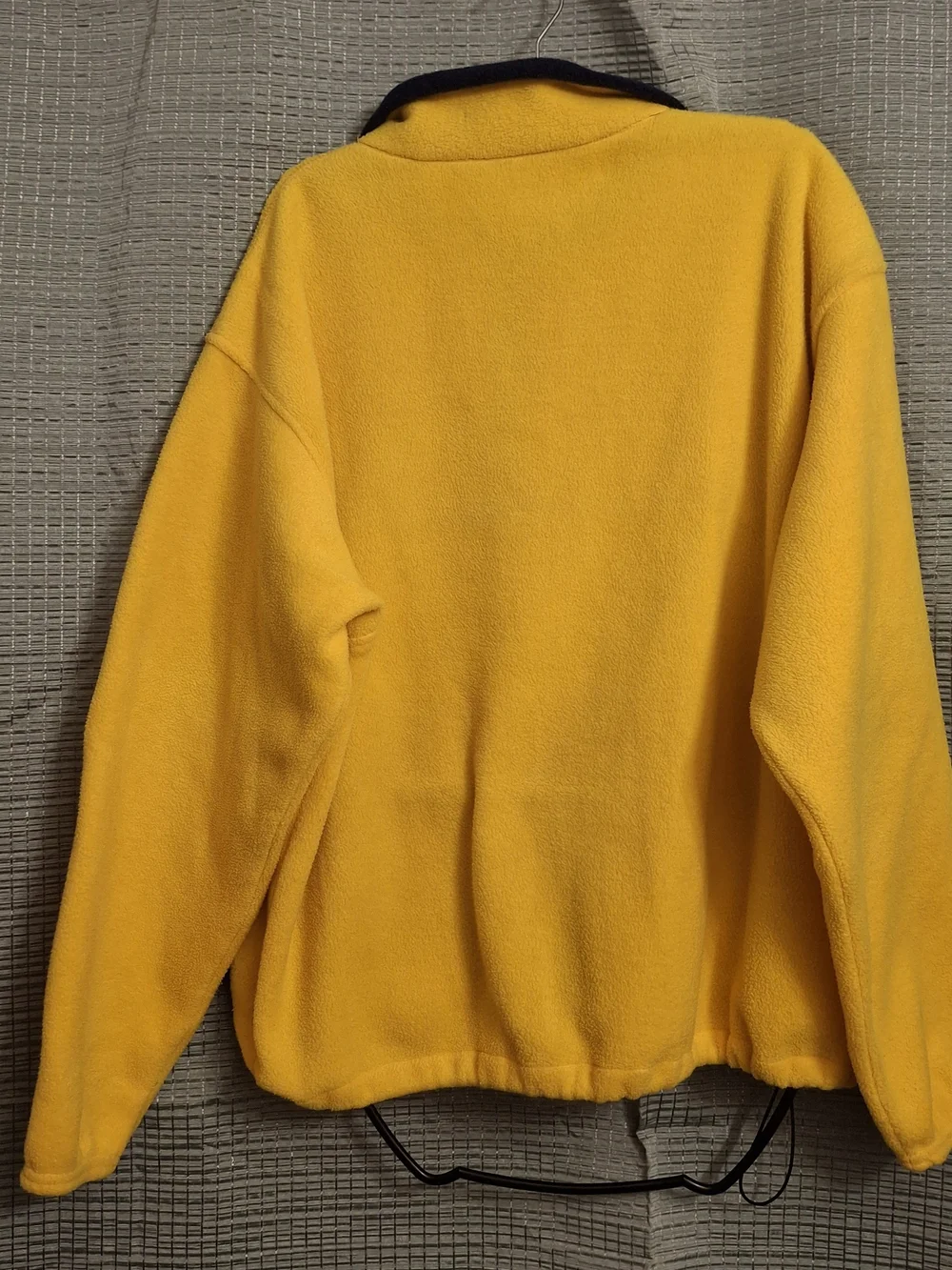 Vintage Kobe Classic Men’s Yellow Fleece Quarter-Zip Pullover